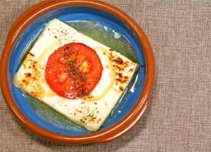 Brânză feta sagnaki