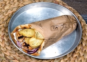 Sandwich Souvlaki de pui/porc/mixt